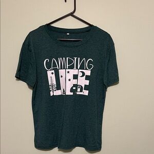 Green Camping Life T-Shirt